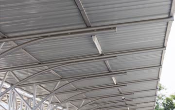 installing Rack End metal roofing