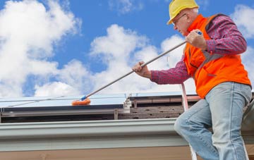 Rack End soft wash roof cleaning